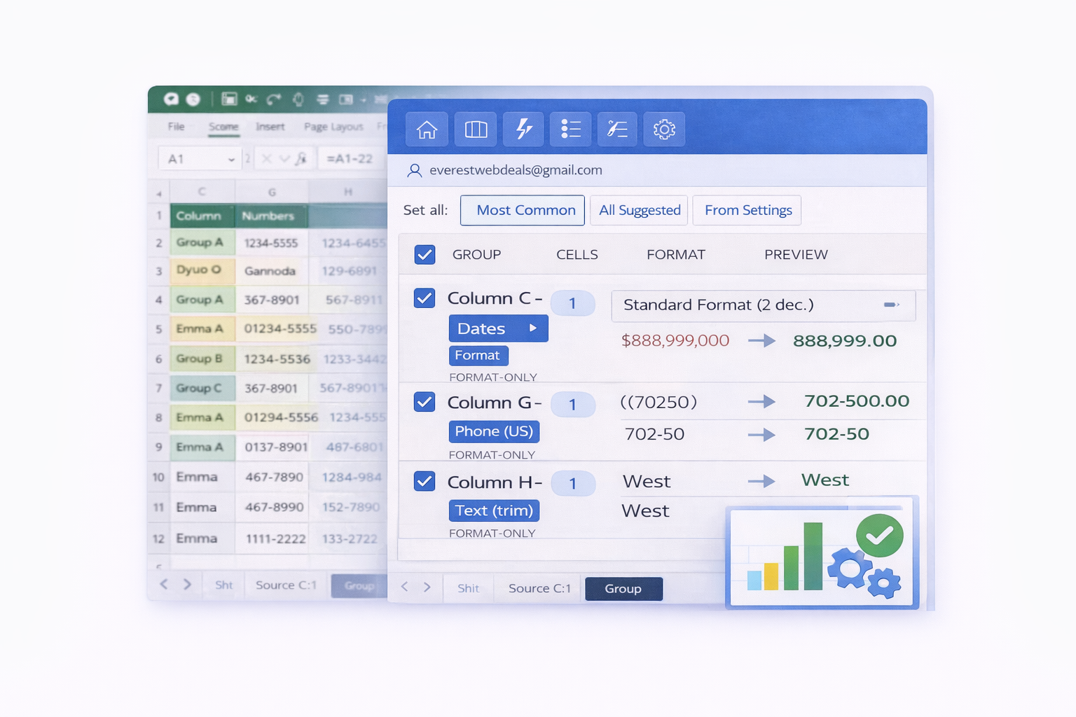 See AI suggested changes before they happen