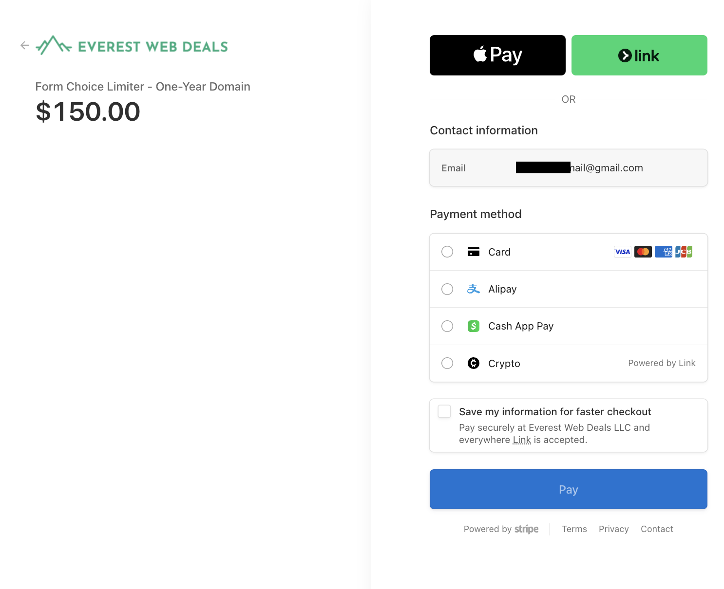 Complete Checkout