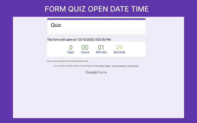 form quiz2
